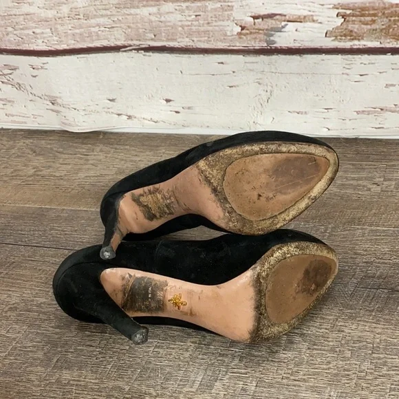 Prada Calzature Donna Camoscio basic black 38.5 - Picture 11 of 16